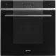 SMEG PIROLITIKUS HŐLÉGKEVERÉSES SÜTŐ,Linea,10+1 funkció,150 automatikus program,színes TFT kijelző,fekete üveg