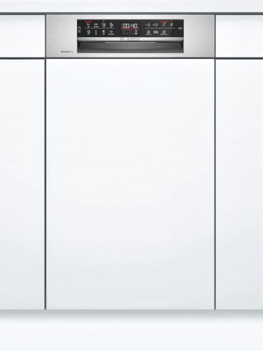Bosch SPI6ZMS35E Serie | 6, Félig beépíthető mosogatógép, 45 cm, Nemesacél