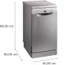 BOSCH SPS2HKI55E Serie|2 szabadonálló mosogatógép, 45 cm, 10 teríték