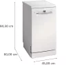 BOSCH SPS2HKW55E Serie|2 Szabadonálló mosogatógép | Fehér | 45 cm