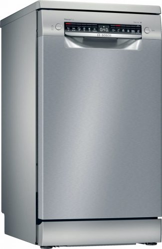 BOSCH SPS4EMI28E Serie|4 Szabadonálló mosogatógép | Silver-inox | 45 cm