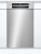 Bosch SPU2XMS01E Serie | 2 Aláépíthető mosogatógép 45 cm Nemesacél