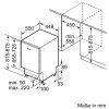 BOSCH SPV2XMX01E Serie|2 Teljesen beépíthető mosogatógép | 45 cm