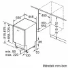BOSCH SPV6EMX09E Serie|6 Teljesen beépíthető mosogatógép | 45 cm