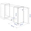 Electrolux Ikea SVALNA Beépíthető hűtőszekrény | 142 l | 87,3 cm magas | 54,8 cm széles