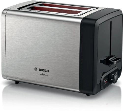 BOSCH TAT4P420 Kompakt kenyérpirító | DesignLine | 970 W | Nemesacél