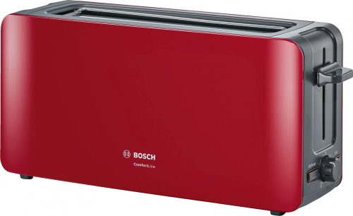 Bosch TAT6A004 Hosszú szeletes kenyérpirító | ComfortLine | 1090 W | Piros