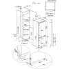 AEG TC7CS181DS beépíthető alulfagyasztós hűtőszekrény | NoFrost | 186/62 l | 177 cm