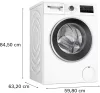 BOSCH WAN2826NBY Serie|4 Elöltöltős mosógép  