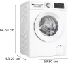 BOSCH WGG244Z4BY Serie|6 Elöltöltős mosógép  