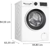 BOSCH WGG2540NBY Serie|6 Elöltöltős mosógép  