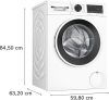 BOSCH WGG2540NBY Serie|6 Elöltöltős mosógép  