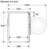 BOSCH WGG2540NBY Serie|6 Elöltöltős mosógép  