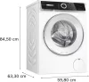 BOSCH WGN264A0BY Serie|6 Exclusive elöltöltős mosógép, i-DOS, 11 kg, 1400 f/p