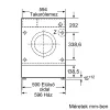 BOSCH WIW28542EU Serie|8 Elöltöltős beépíthető mosógép