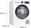 BOSCH WQG243DNBY Serie|6 Hőszívattyús szárítógép  