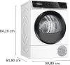 BOSCH WQN246D0BY Serie|6 Hőszivattyús szárítógép, 9 kg