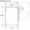 Bosch WTX87M90BY Serie|8 Hőszívattyús kondenzációs szárítógép | 9 kg | AutoClean | LCD | A++