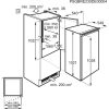 ZANUSSI ZEAN10ES2 Beépíthető hűtőszekrény | 164 l | 103 cm magas | 56 cm széles