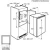 ZANUSSI ZEAN88ES Beépíthető hűtőszekrény | OptiSpace | 124 l | 88 cm magas | 56 cm széles