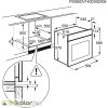 Zanussi ZOB35702BU Beépíthető sütő | LCD | 56l | Fekete