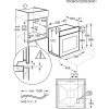 Zanussi ZOEKB0X2 Beépíthető sütő | Aqua clean | 63l | Inox