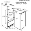 ZANUSSI ZRAN12FS Beépíthető hűtőszekrény | 208 l | 122.5 cm magas | 56 cm széles