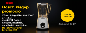 Bosch kisgép promóció – ajándék VitaPower turmixgép