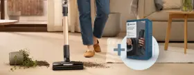 Vásárolj most, takaríts tovább: Extra akkumulátor a vezeték nélküli porszívókhoz!
