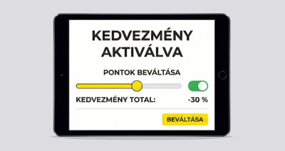 Pontok beváltása a pénztárban