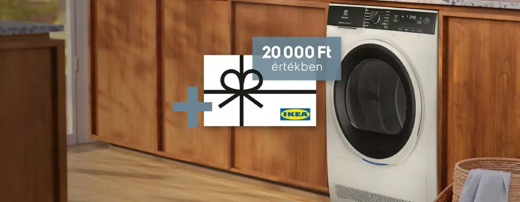 Szárítógépek ráadás IKEA ajándékkártyával