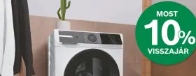 Ne hagyja ki! 10% visszatérítés Bosch Serie 6 és Serie 8 mosógépekre